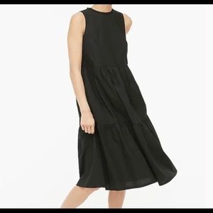 J Crew Factory Sleeveless Tiered Dress
